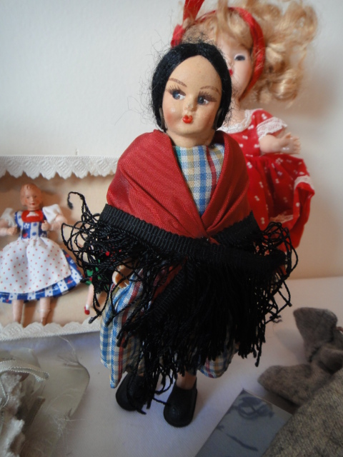 Group of Vintage Porcelain Dolls & More