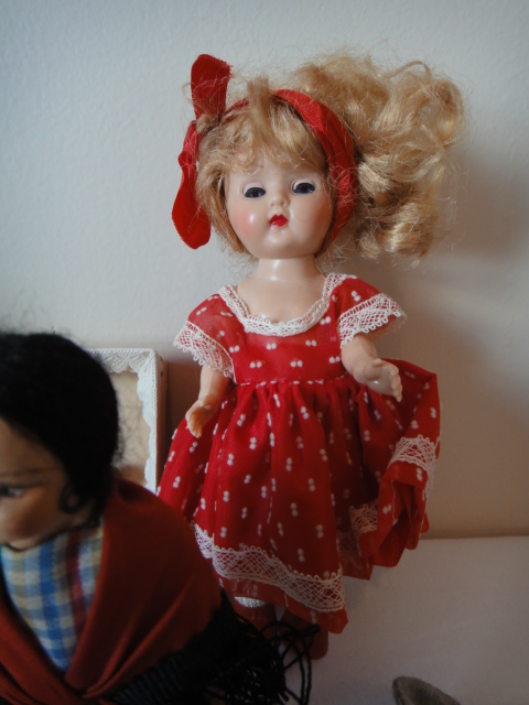 Group of Vintage Porcelain Dolls & More