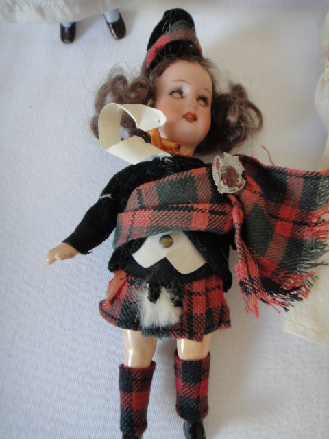 Group of Vintage Porcelain Dolls & More