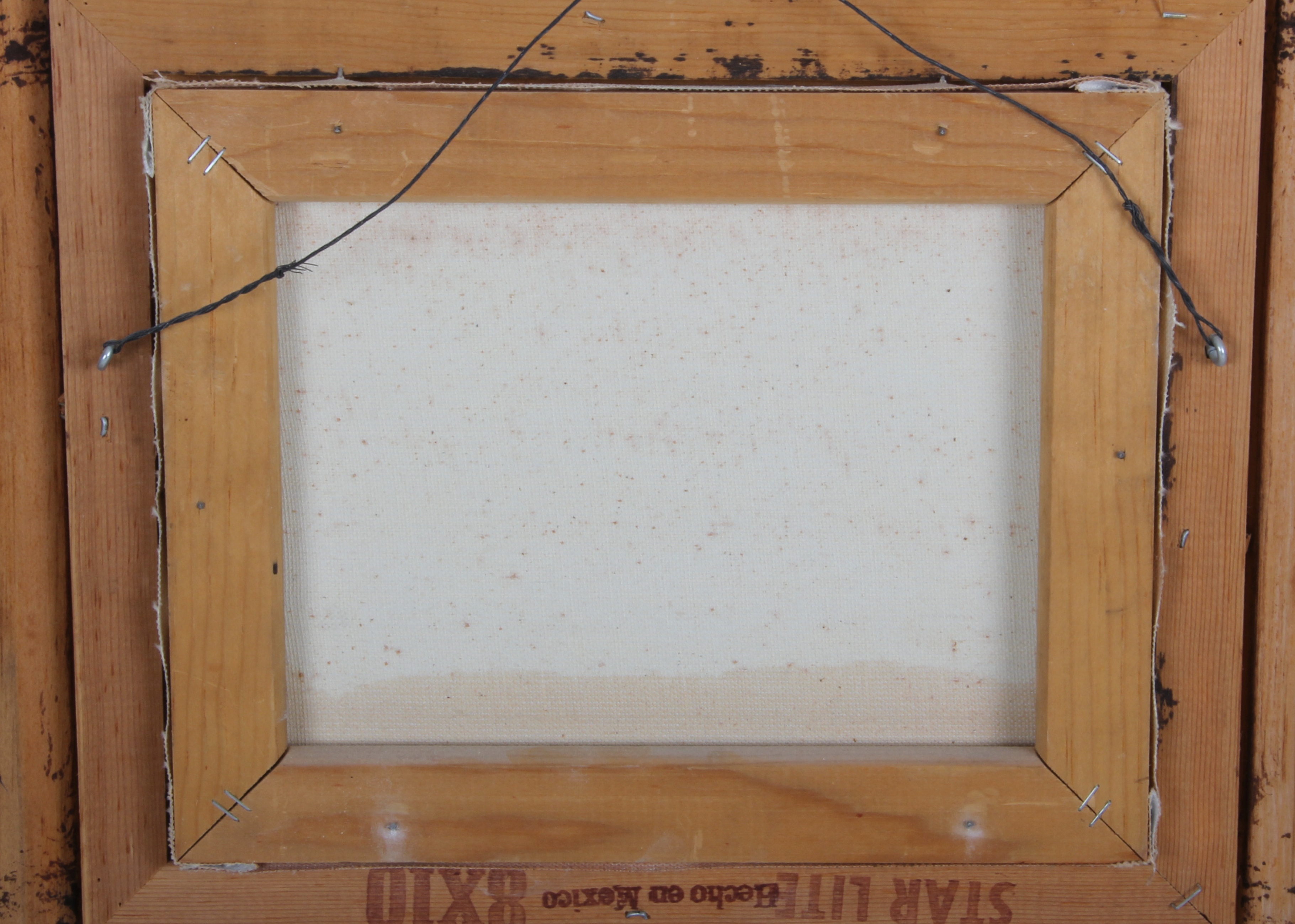 Original Dillie Thomas Desert Landscape Oil on Canvas