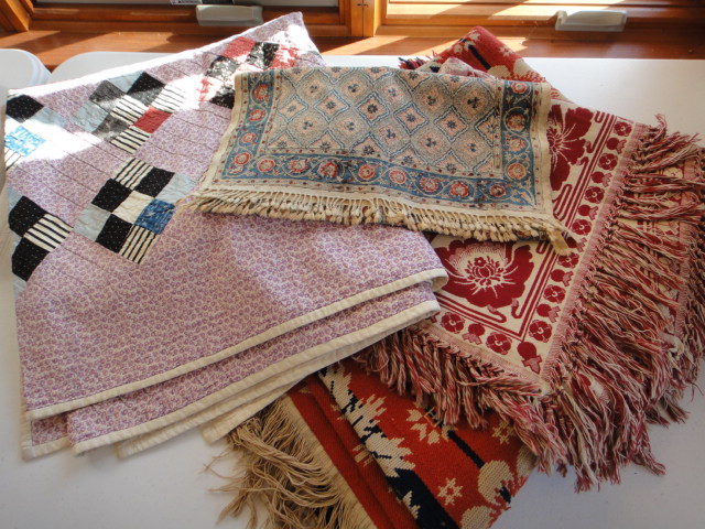 Antique Prayer Blanket Made in Iran, Hand Made Quilt & More