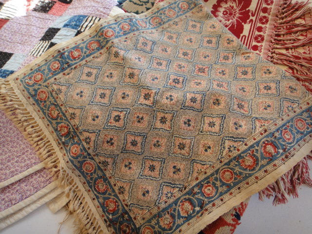 Antique Prayer Blanket Made in Iran, Hand Made Quilt & More