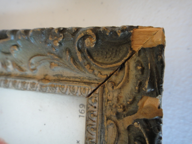 Framed Antique Hallen & Weiner Chromolithograph, "Forgiven"