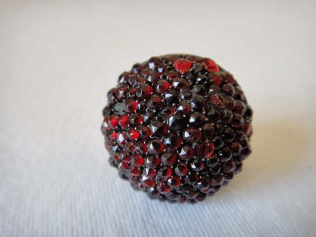 Antique 8k Gold and Garnet Ring & Two Bracelets