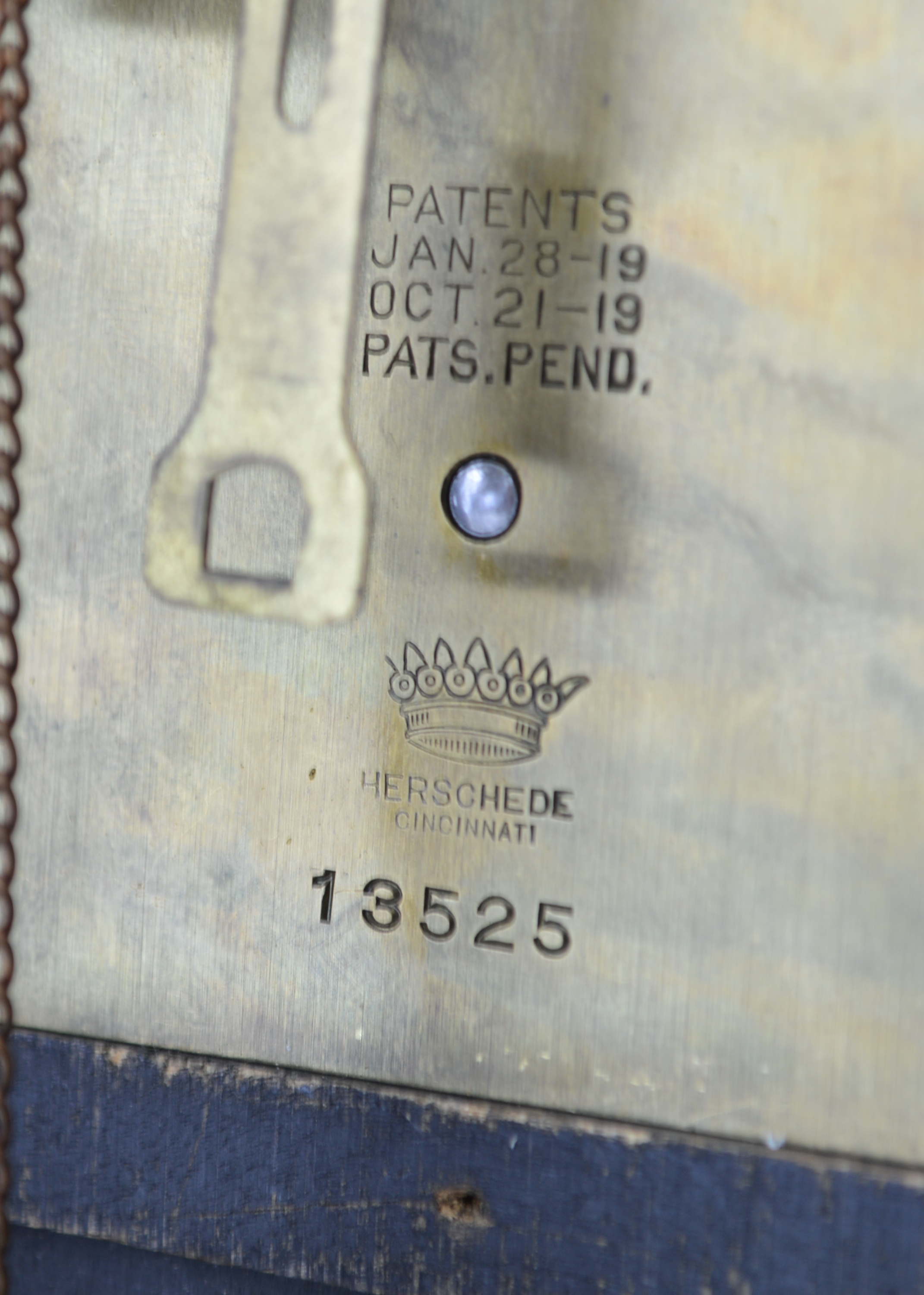 Antique Tiffany & Co. Mahogany Mantel Clock