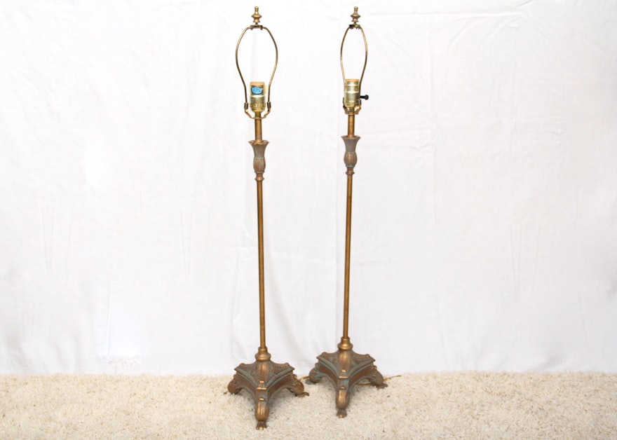 Vintage Excelsior Brass Lamps