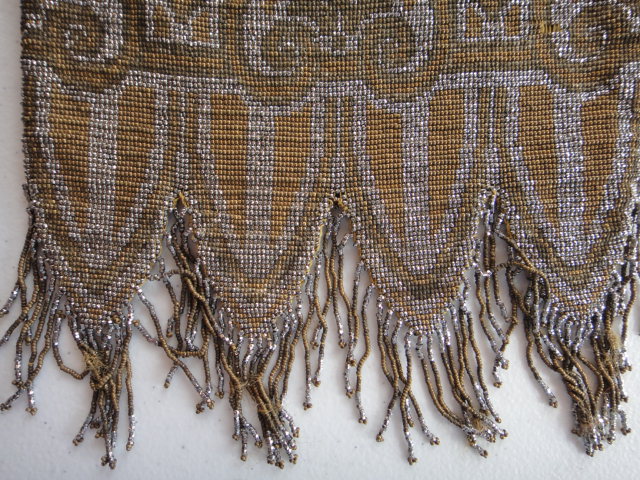 Stunning 19th Century Glass Bead Purse