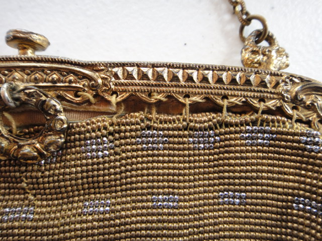 Stunning 19th Century Glass Bead Purse
