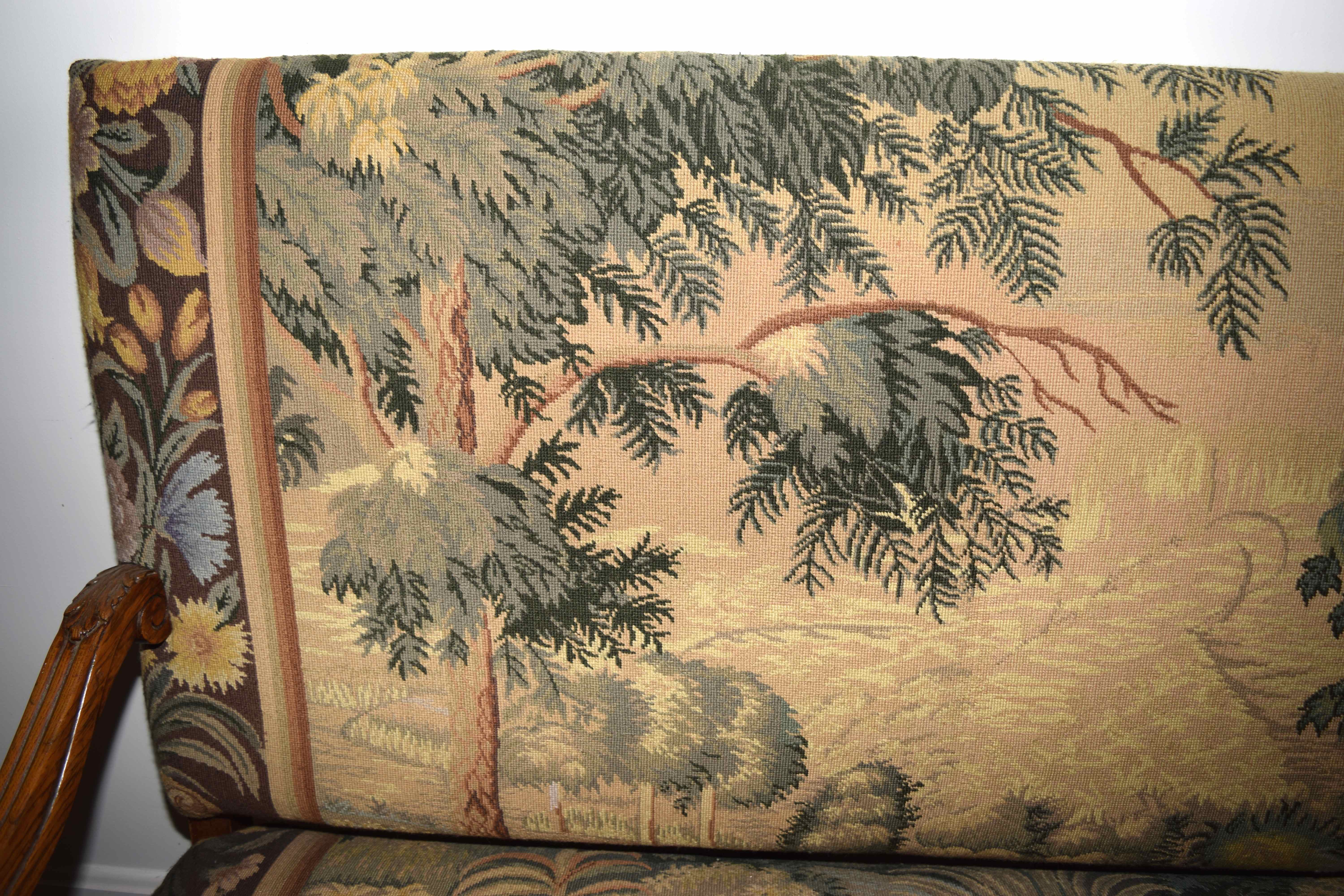 High Back Keeping Room Upholstered Bench