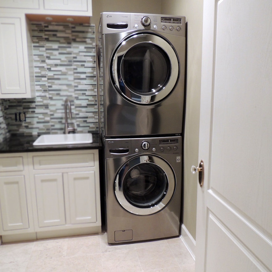 LG Stainless HE Washer & Dryer Set