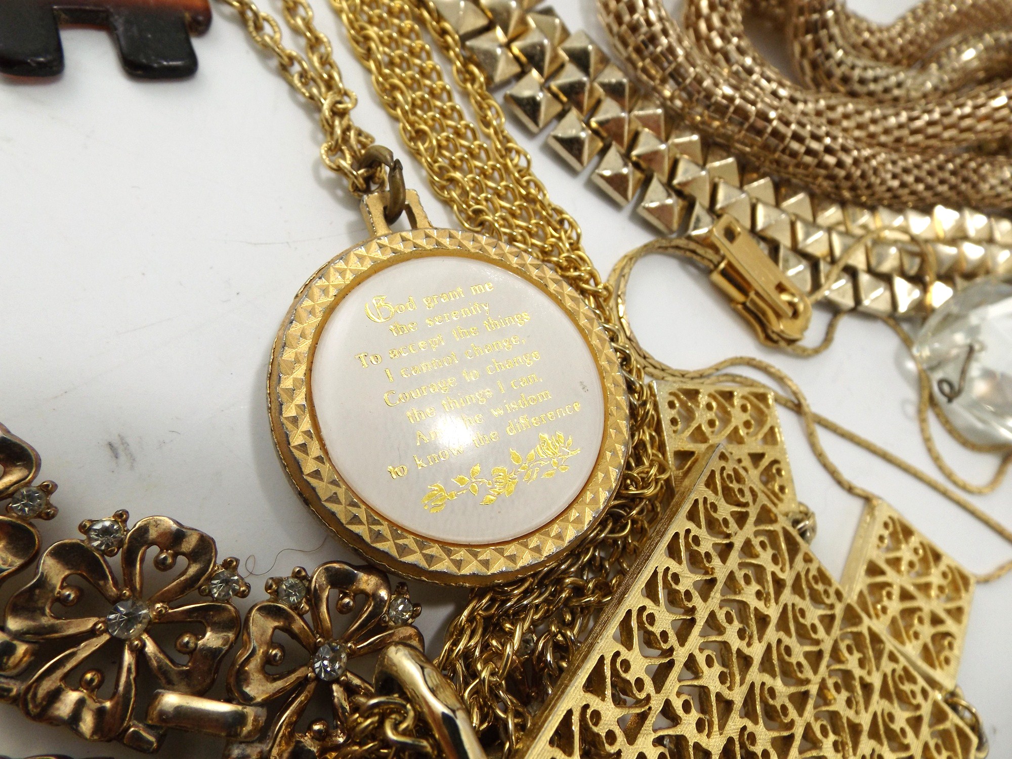 Vintage Costume Jewelry Collection with Lisner Pin