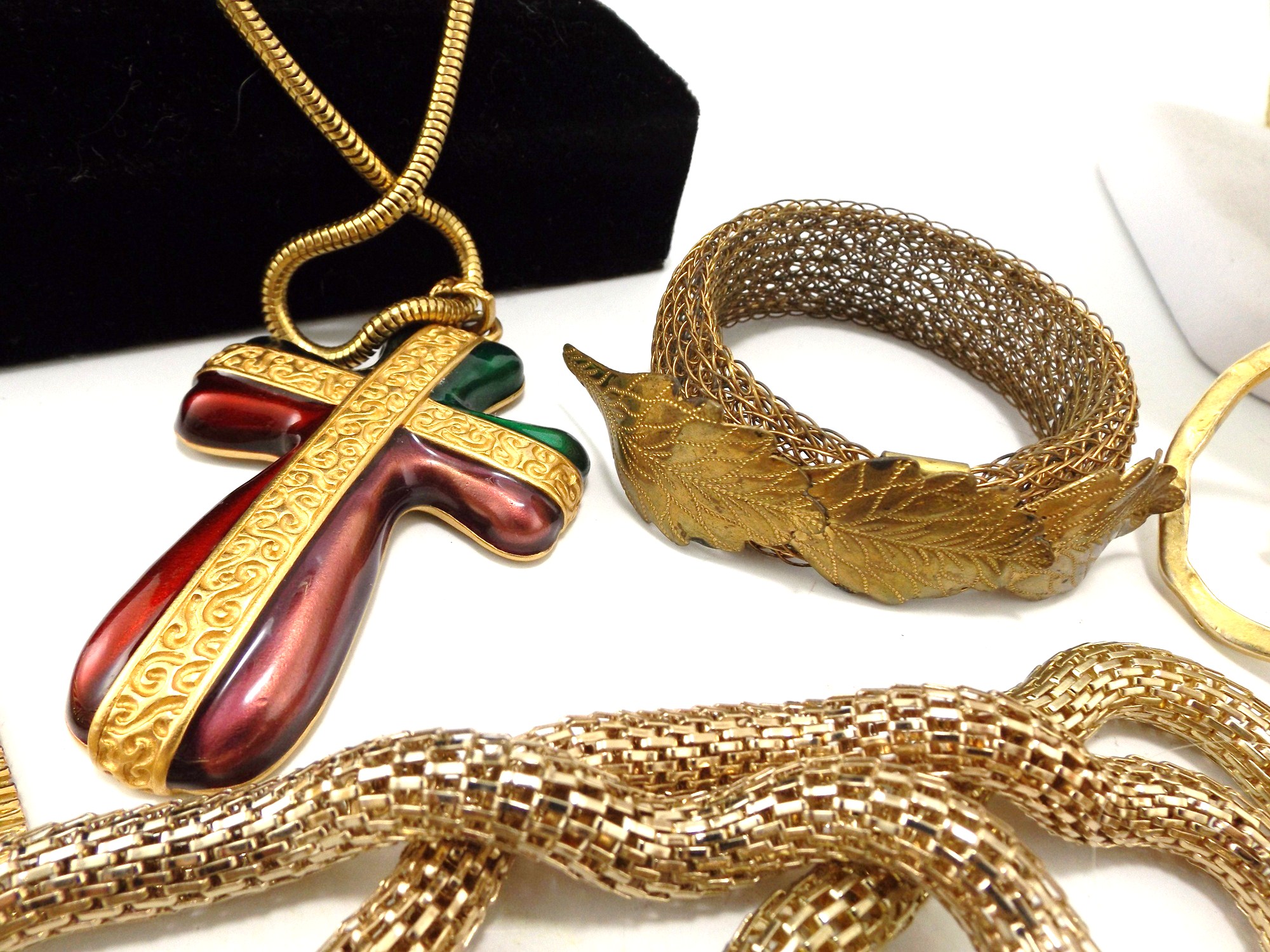 Vintage Costume Jewelry Collection with Lisner Pin