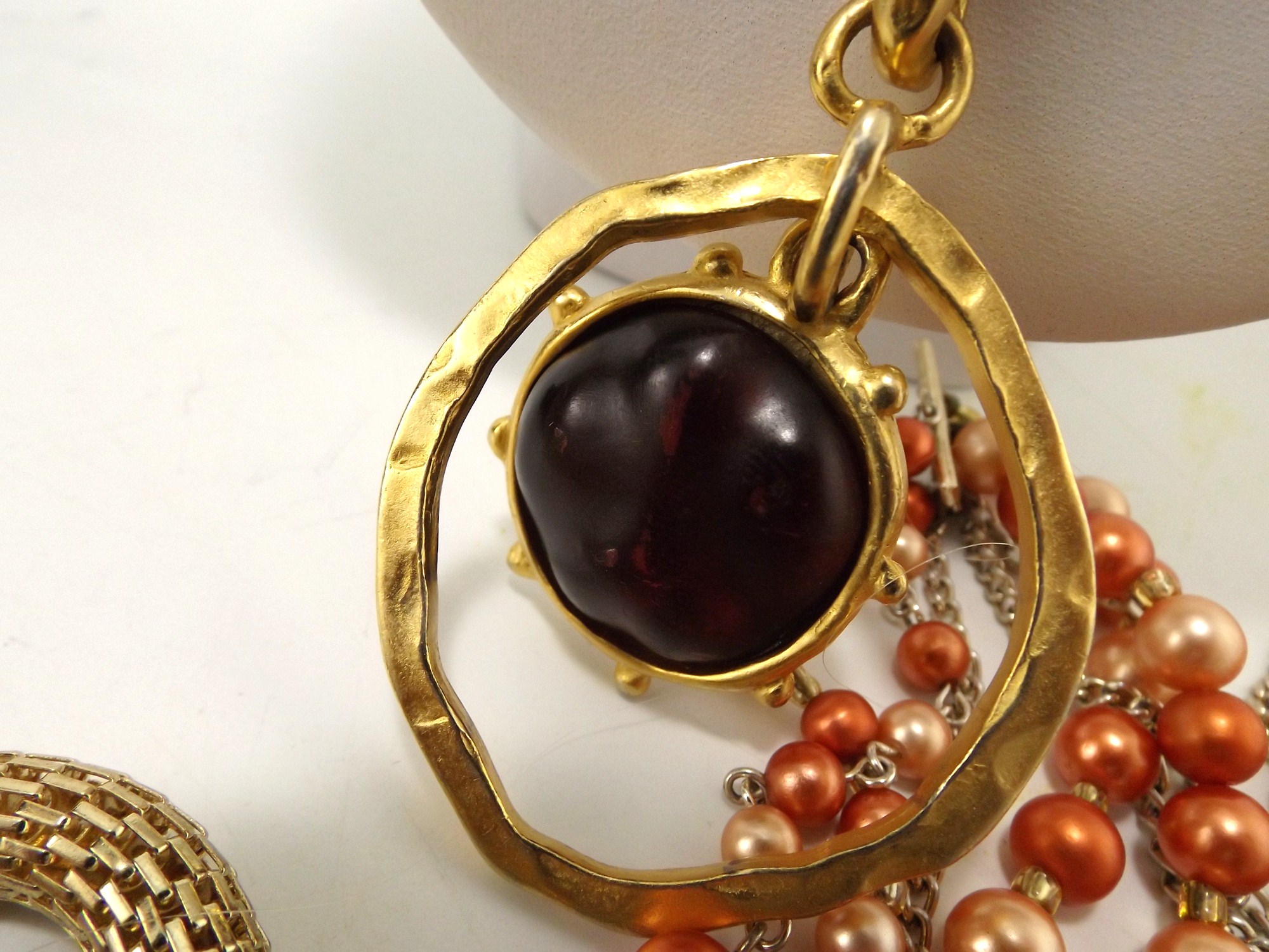 Vintage Costume Jewelry Collection with Lisner Pin