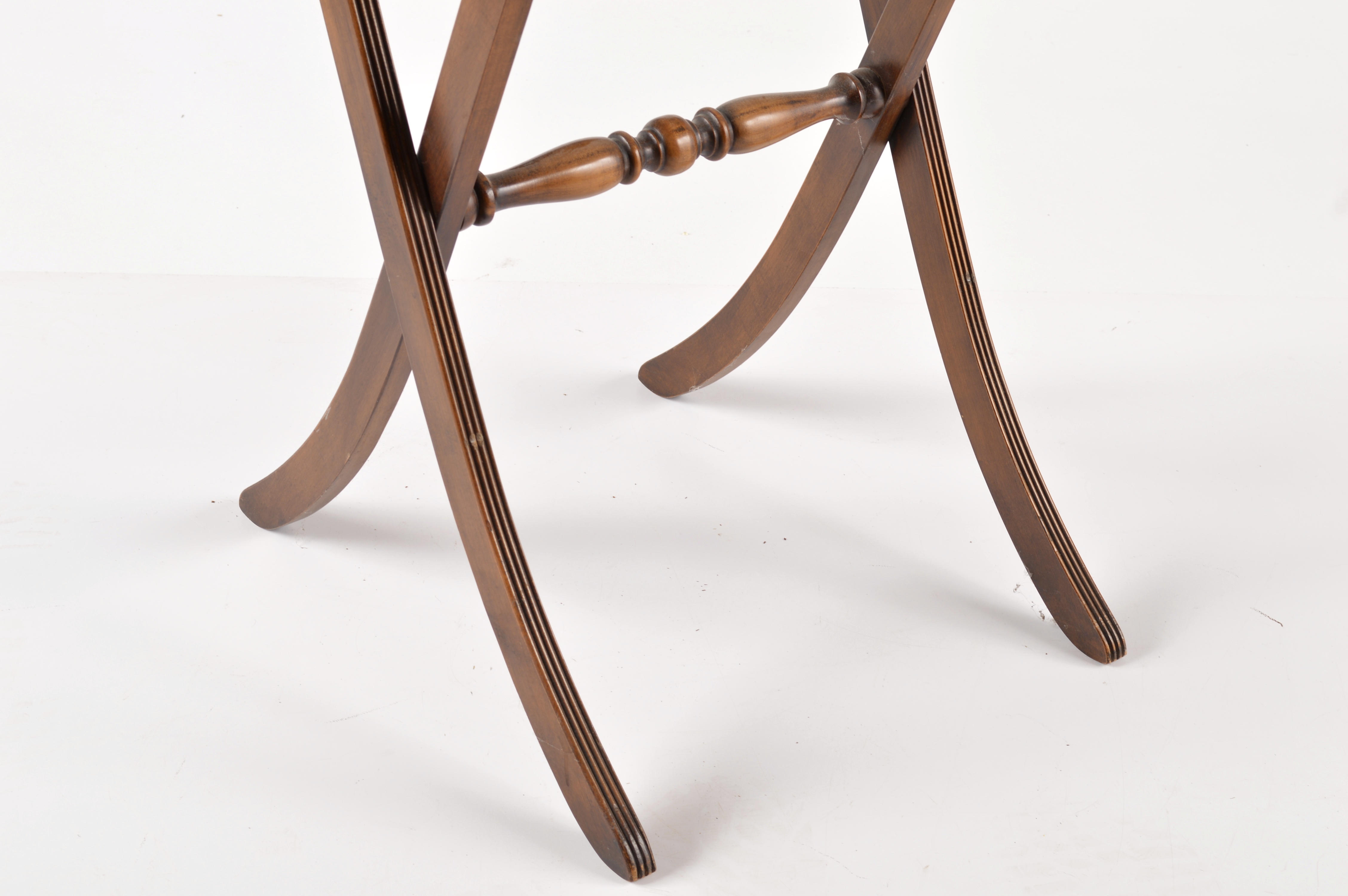 Circa 1940s Marquetry Tilt Top Card Table Everything But The House