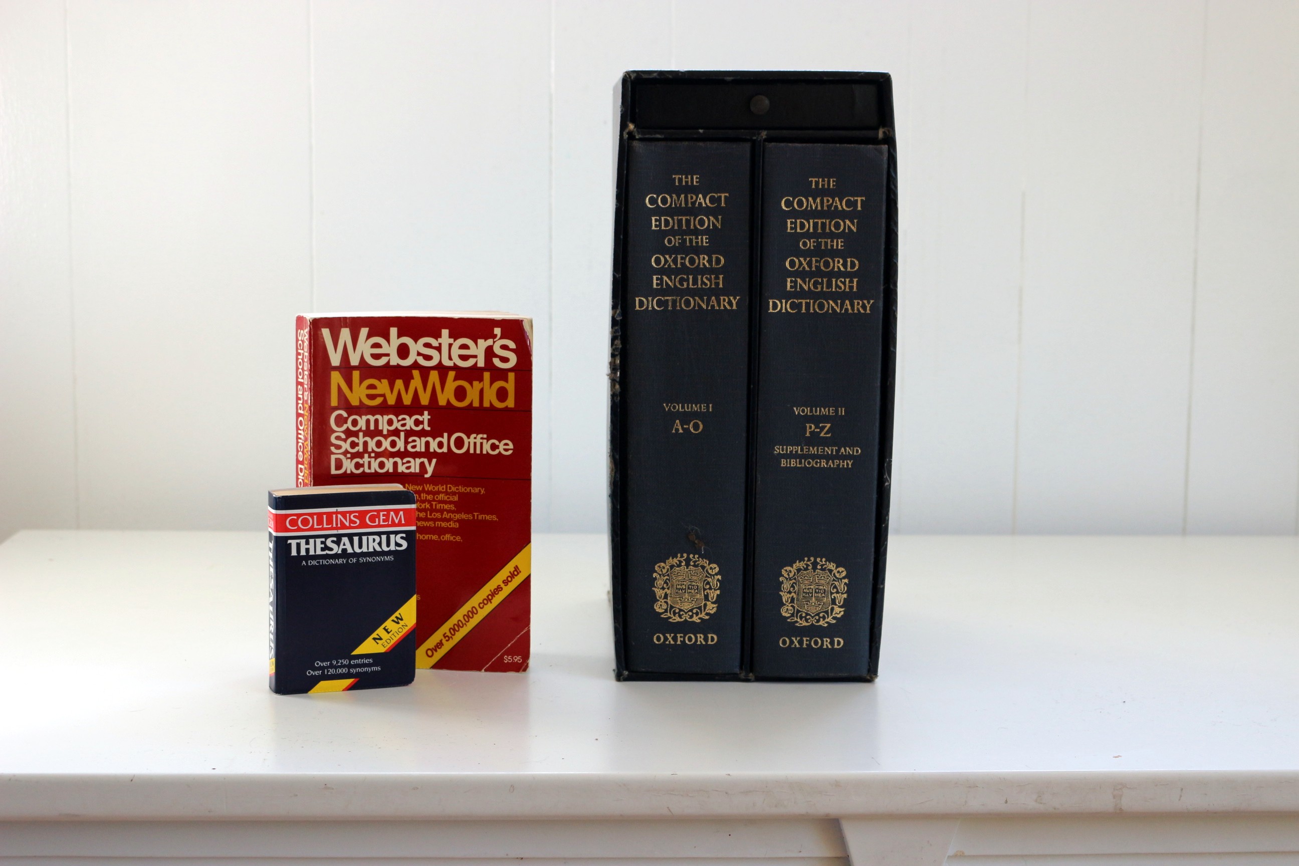 Vintage Oxford English Dictionary Lot