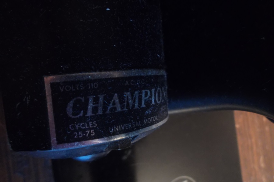 Converted Singer Treadle Sewing Table and Necchi Sewing Machine