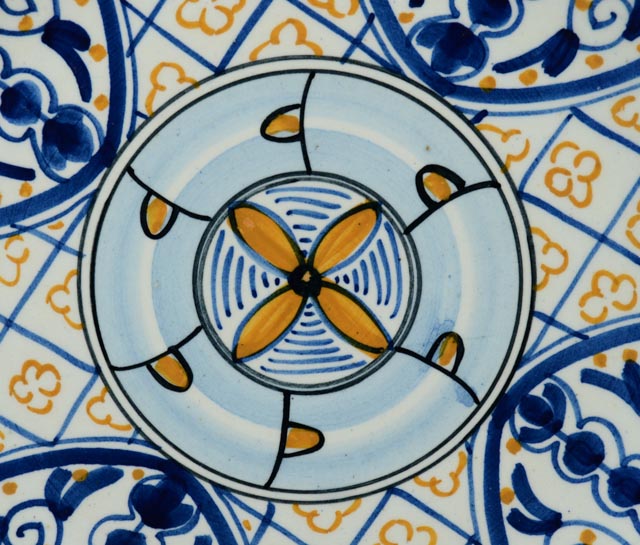 Vintage Spanish Hand Painted Pottery Dinnerware