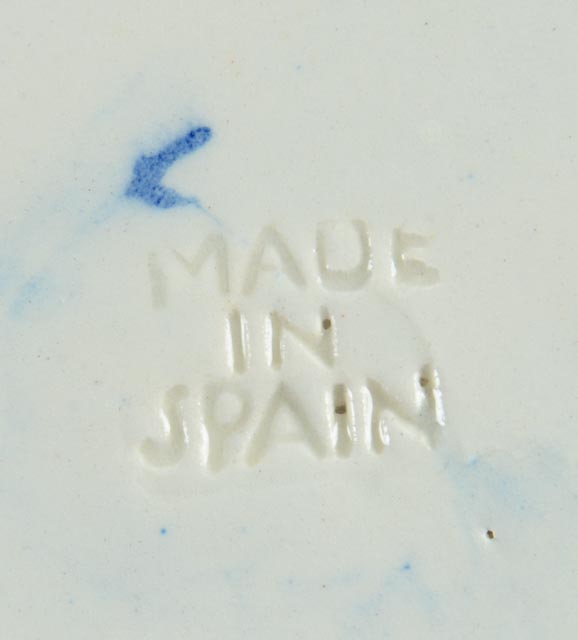 Vintage Spanish Hand Painted Pottery Dinnerware