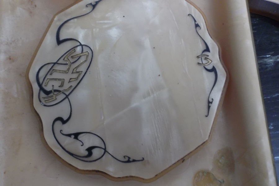 Assortment of Vintage Celluloid Vanity items 