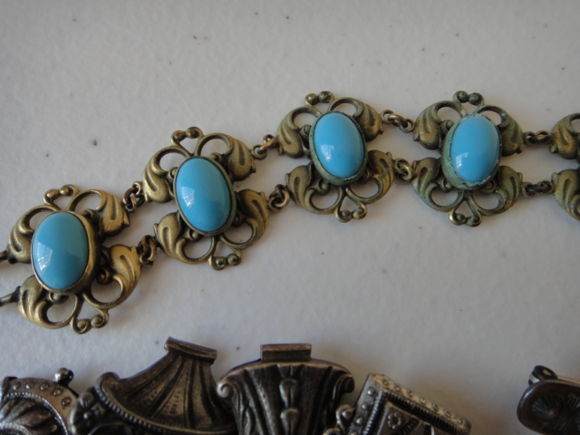 Vintage Navajo Sterling & Turquoise Necklace & More 