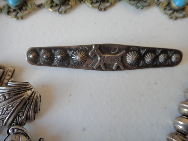 Vintage Navajo Sterling & Turquoise Necklace & More 