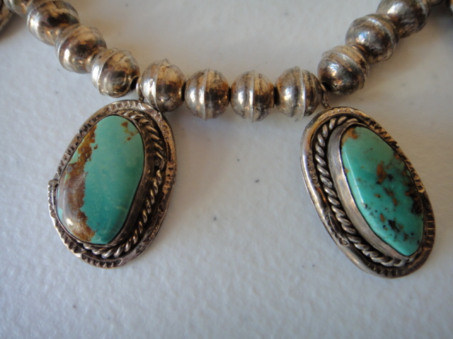Vintage Navajo Sterling & Turquoise Necklace & More 