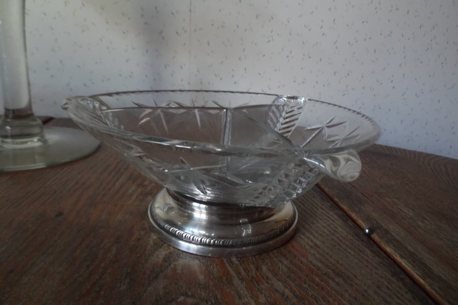 Assortment of Vintage Glass Serving Items
