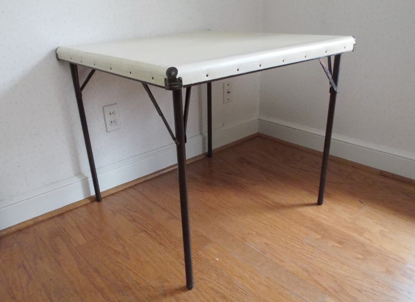 Vintage Shwayder Brothers Samson Folding Table