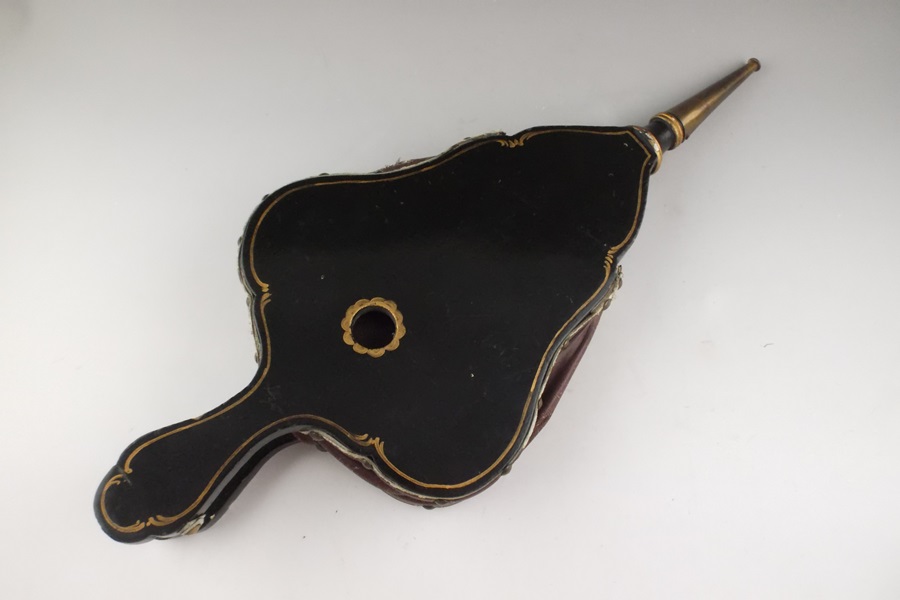 Vintage Hand Painted lacquered Billows 