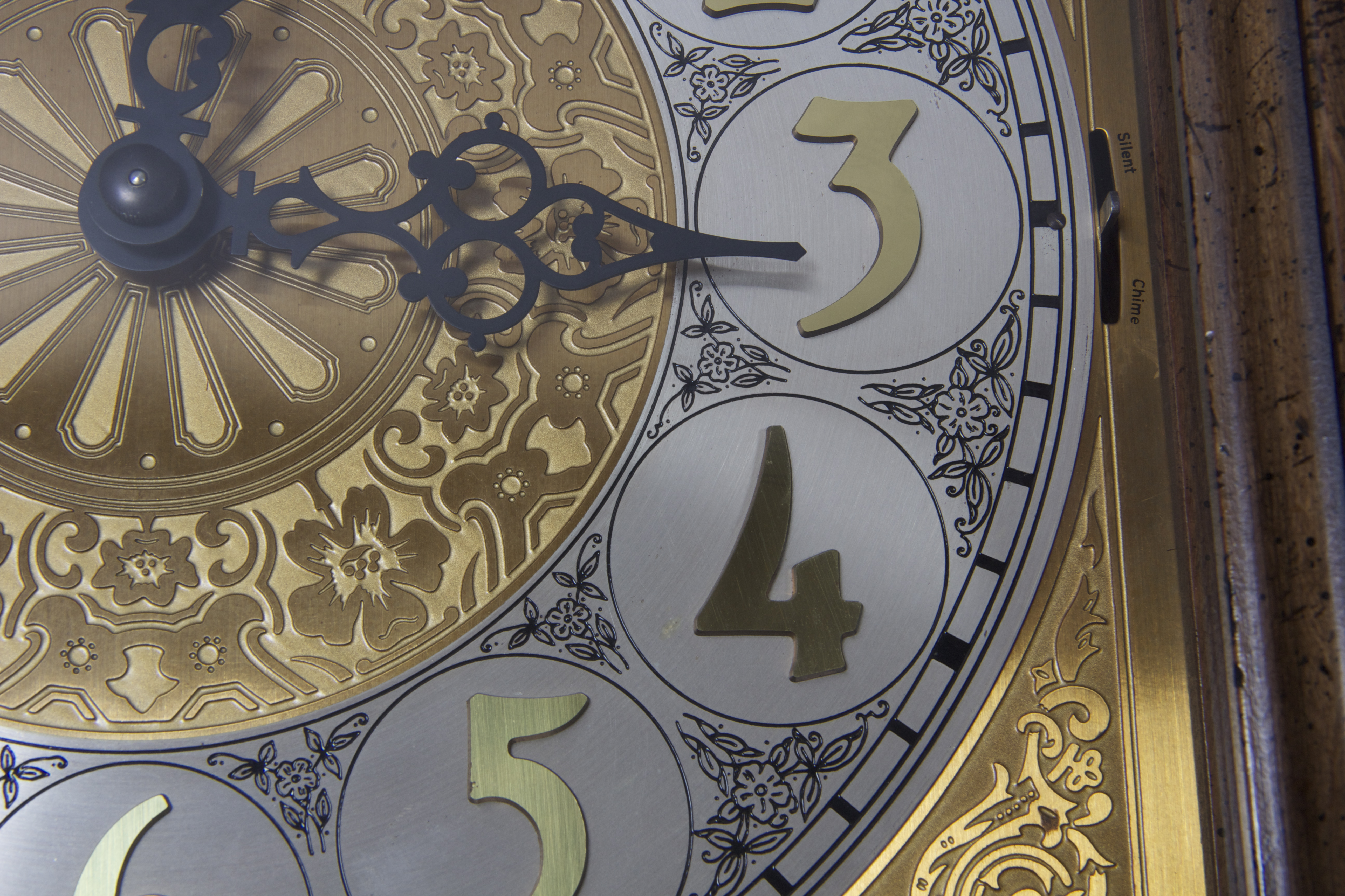 Sligh Trend Fruitwood Grandfather Clock