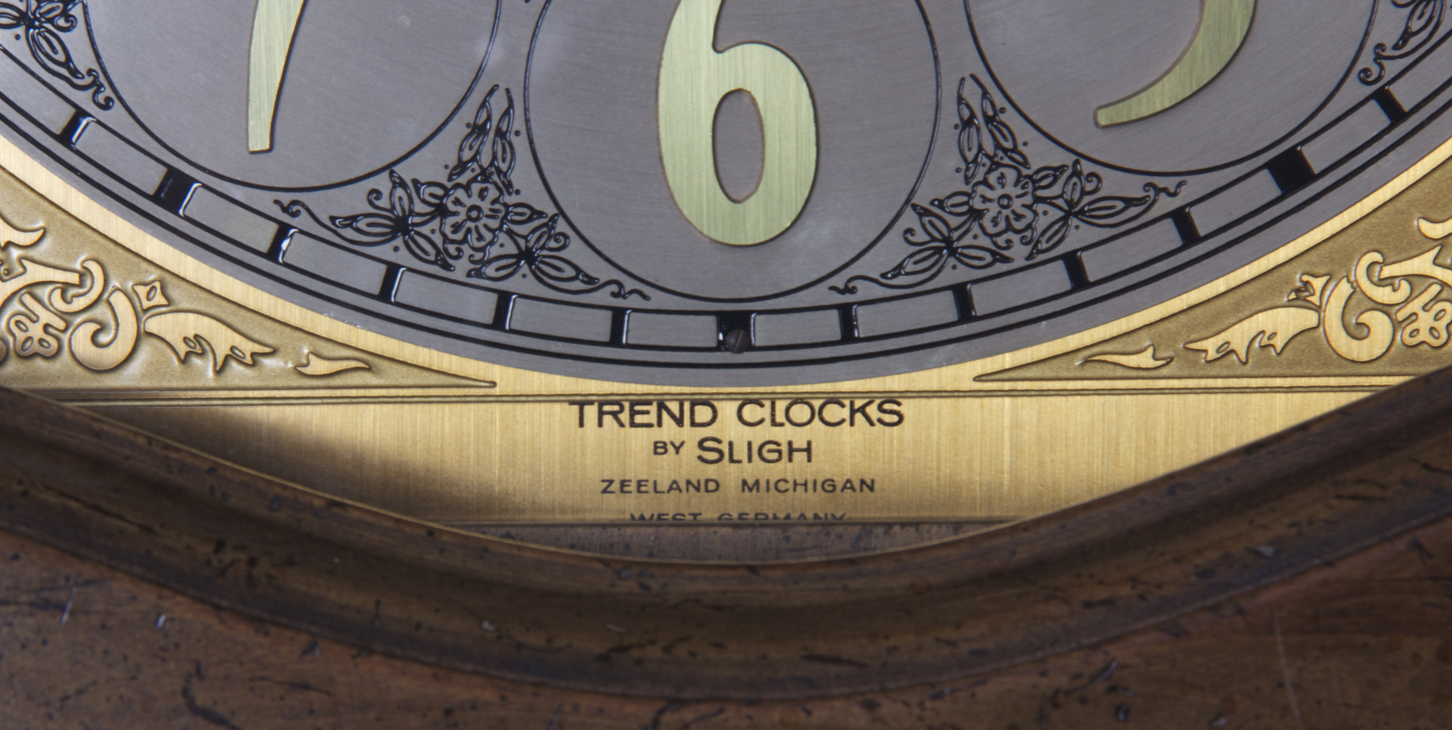 Sligh Trend Fruitwood Grandfather Clock