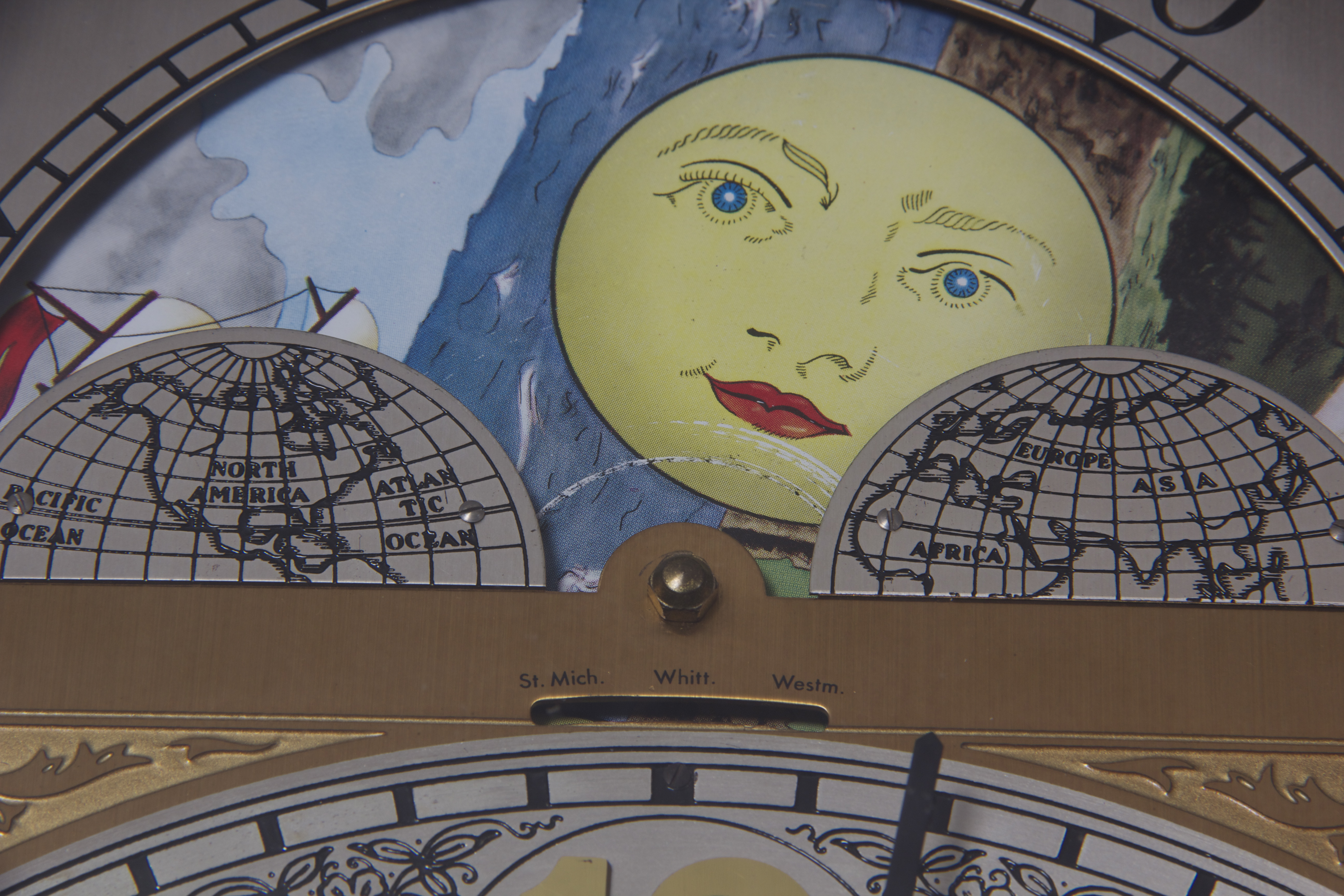 Sligh Trend Fruitwood Grandfather Clock