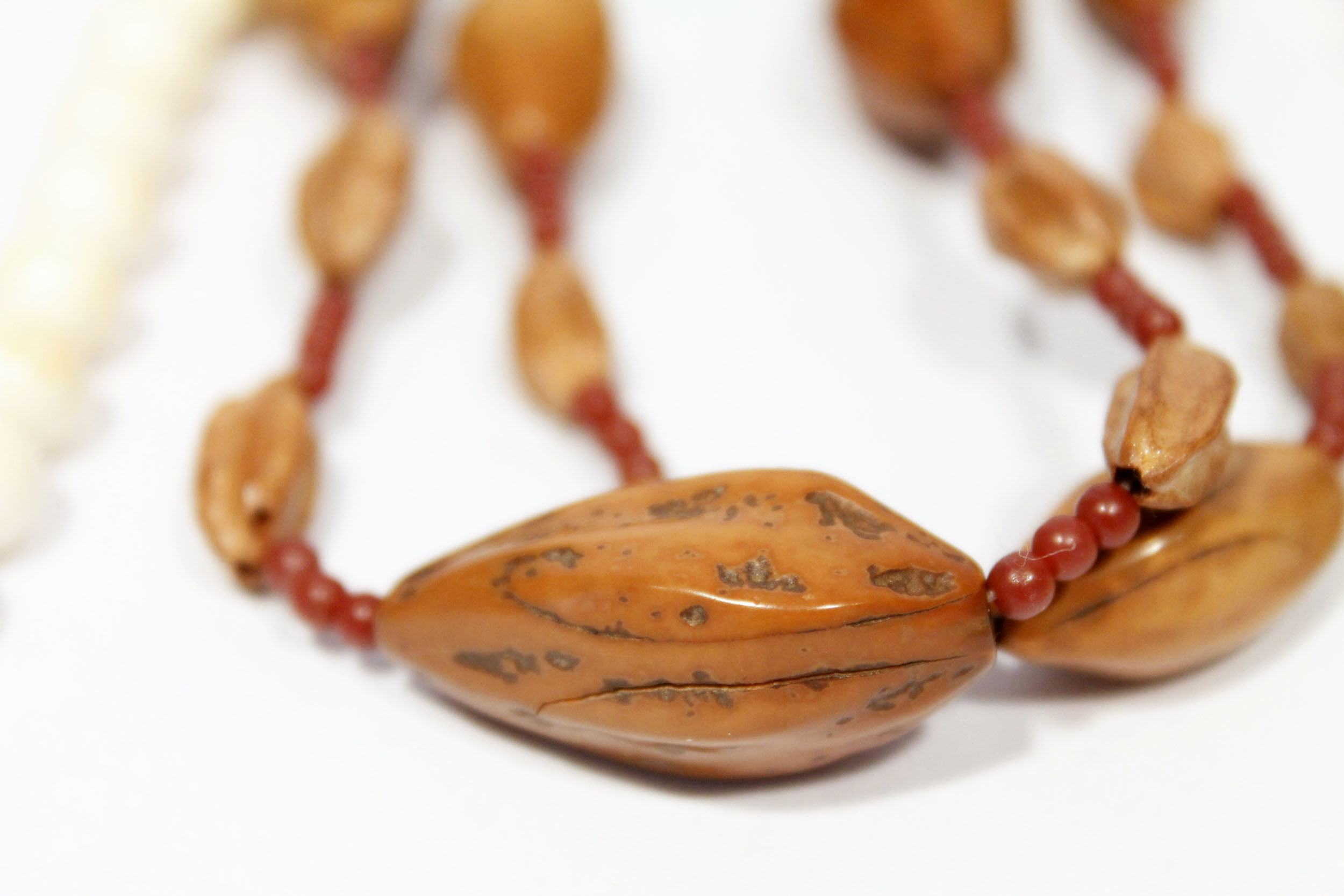 Brown and White Tone Jewelry