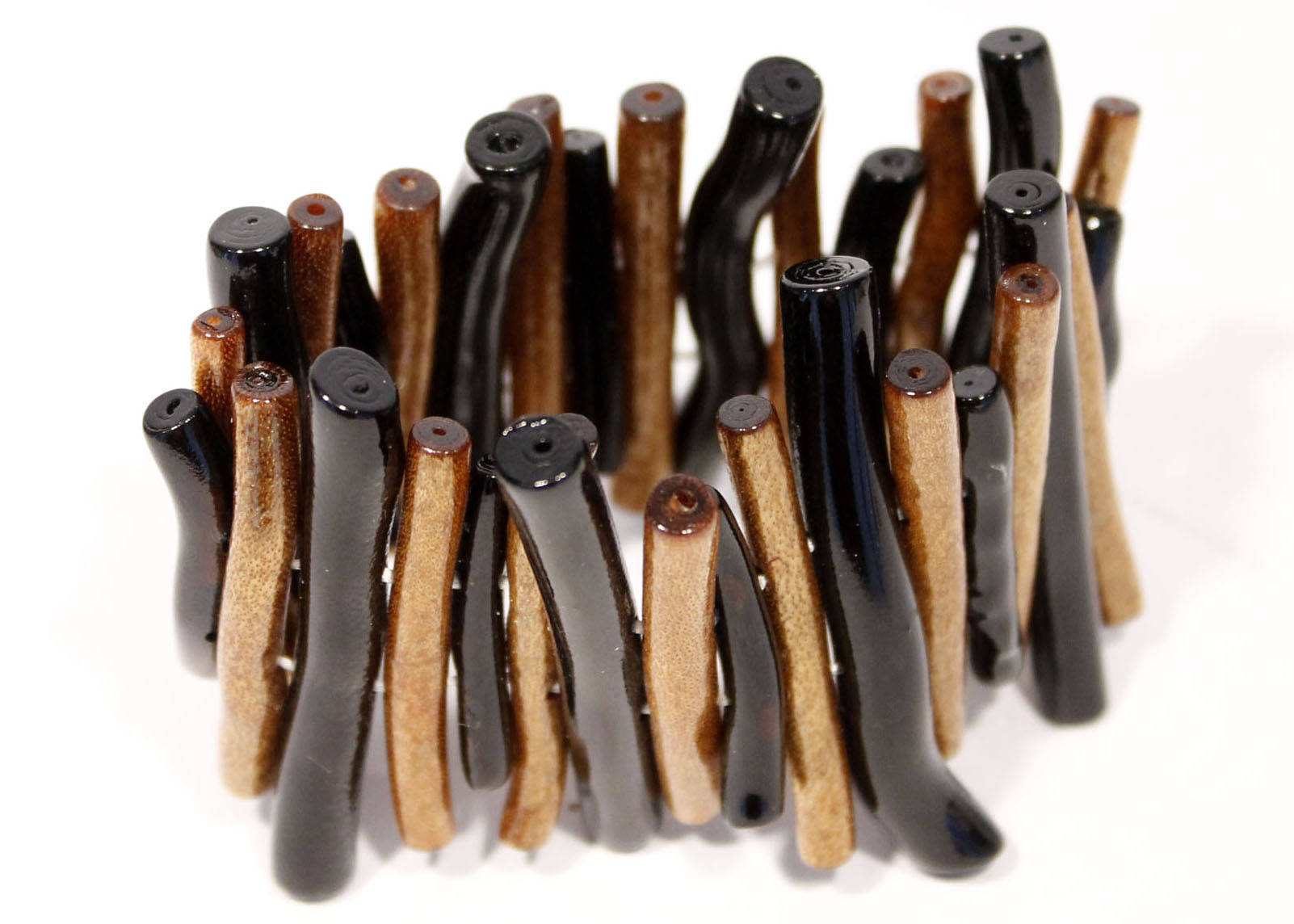 Brown and White Tone Jewelry