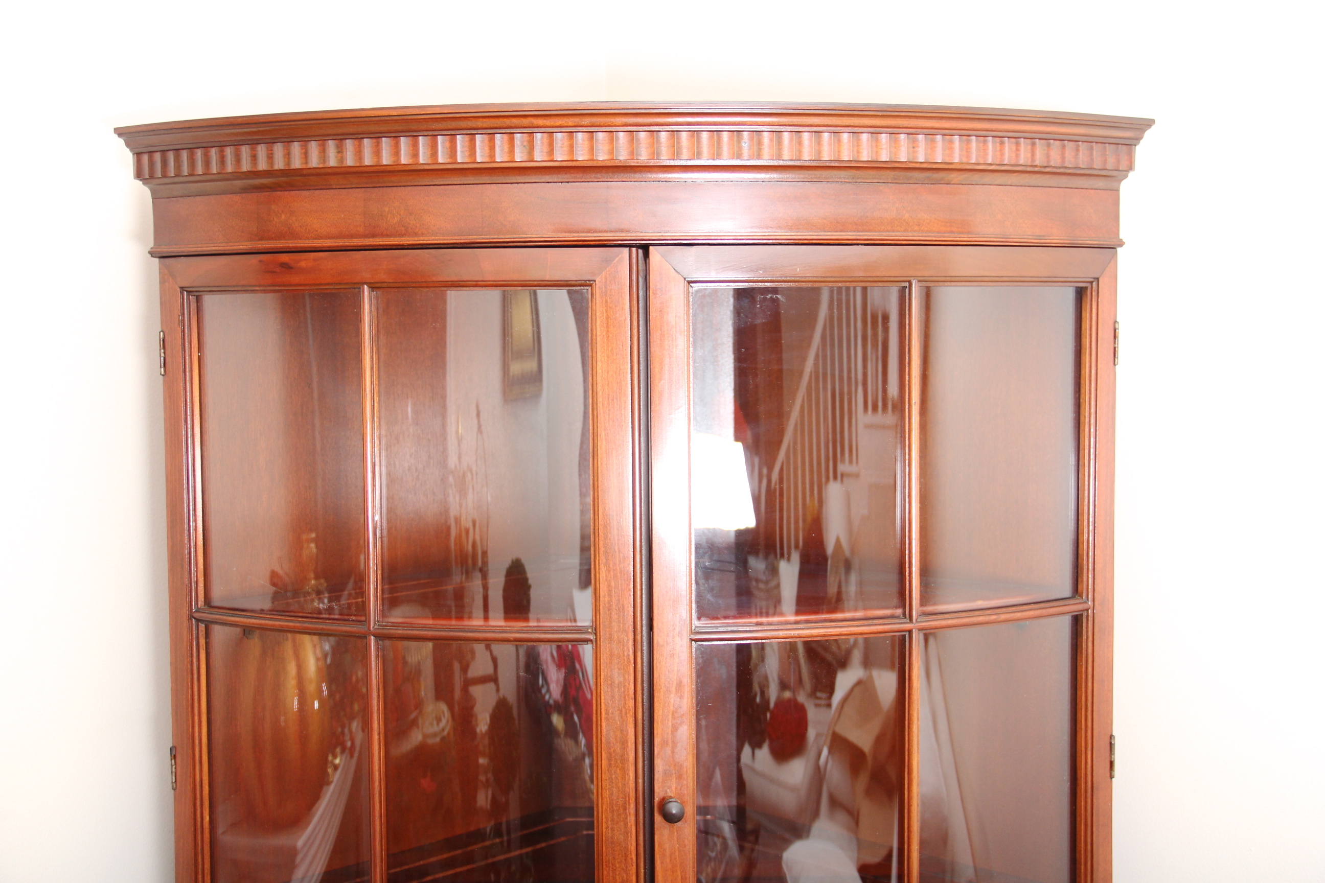 Vintage Corner Display Cabinet