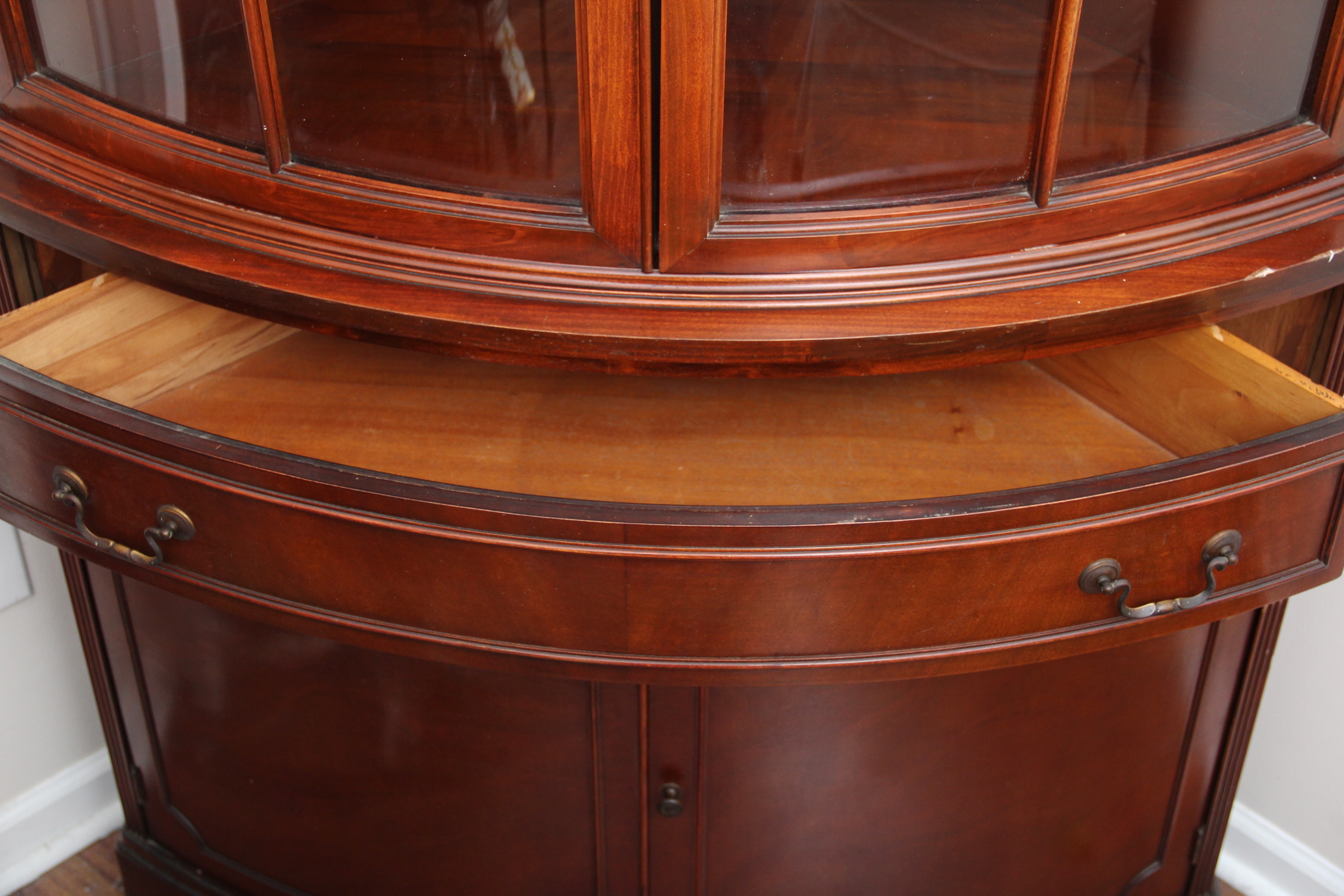 Vintage Corner Display Cabinet