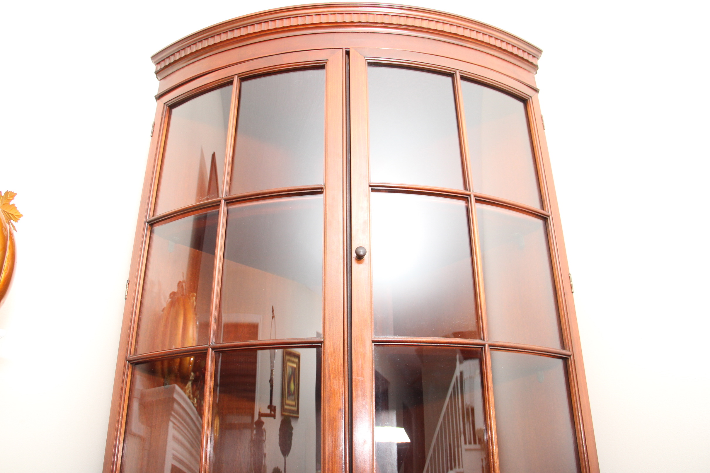 Vintage Corner Display Cabinet