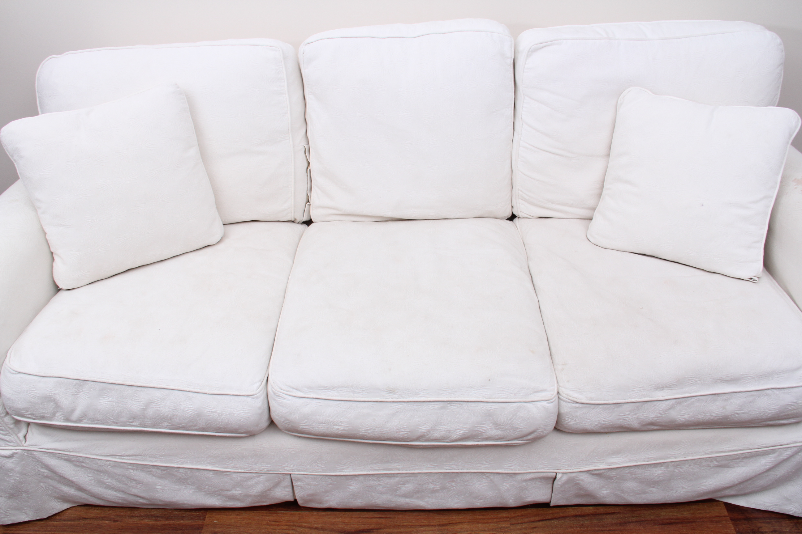 Arhaus Couch with Camden Collection Slipcovers