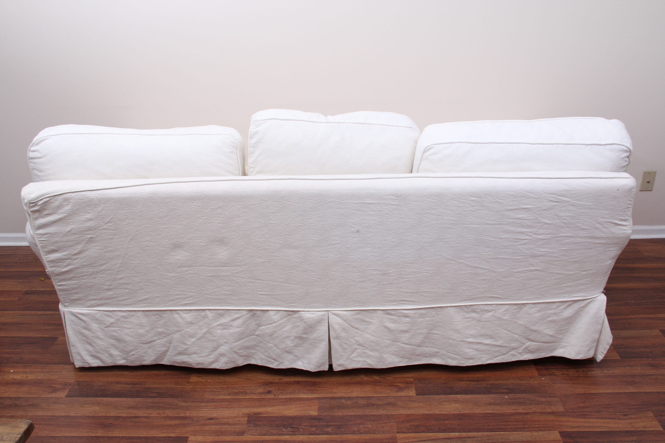 Arhaus Couch with Camden Collection Slipcovers