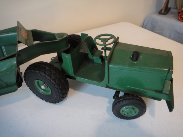 1950s Doepke Model Toy Euclid Green Earth Mover 