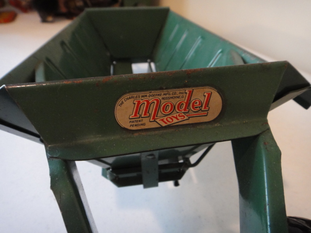 1950s Doepke Model Toy Euclid Green Earth Mover 