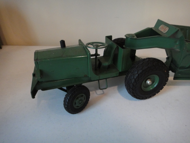 1950s Doepke Model Toy Euclid Green Earth Mover 