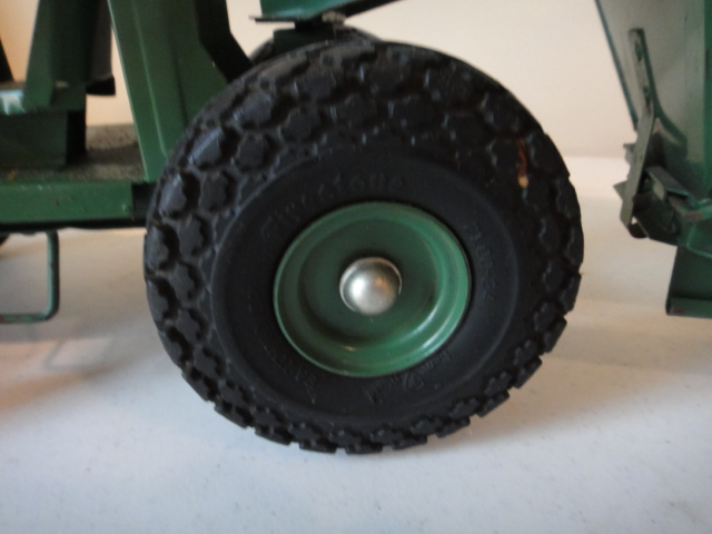 1950s Doepke Model Toy Euclid Green Earth Mover 