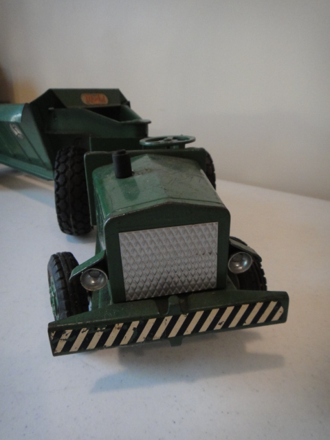 1950s Doepke Model Toy Euclid Green Earth Mover 