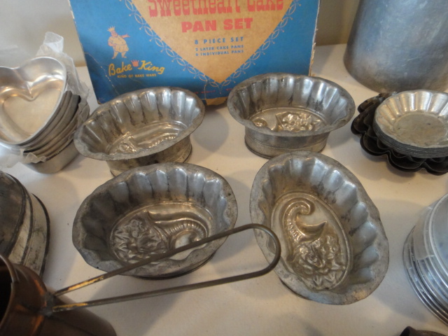 Collection of Vintage Jello Molds & More