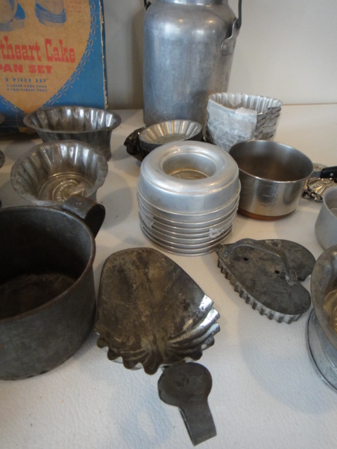 Collection of Vintage Jello Molds & More