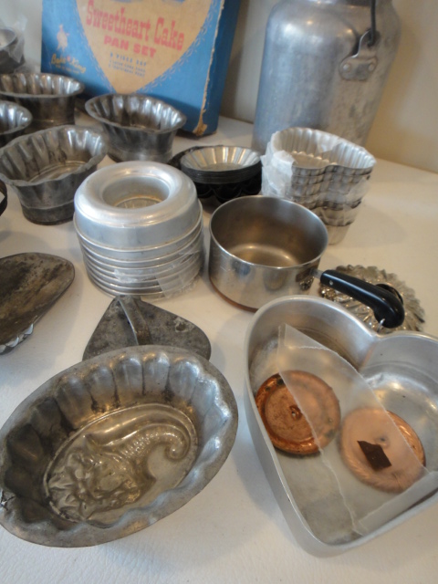 Collection of Vintage Jello Molds & More