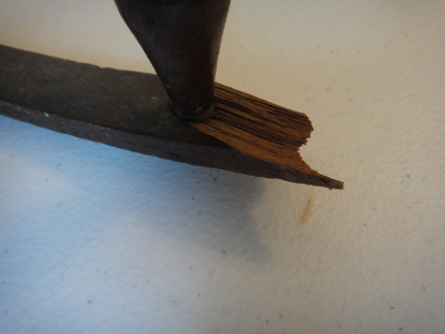 Antique RARE Blonde Hair Staffordshire China Doll In Wood Cradle