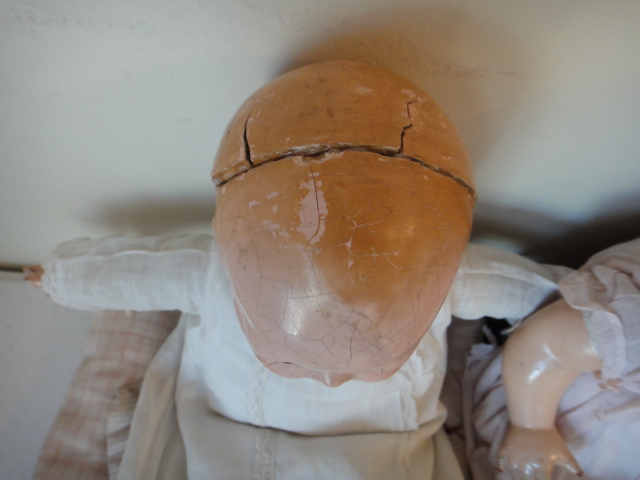 Three Vintage Composition Baby Dolls