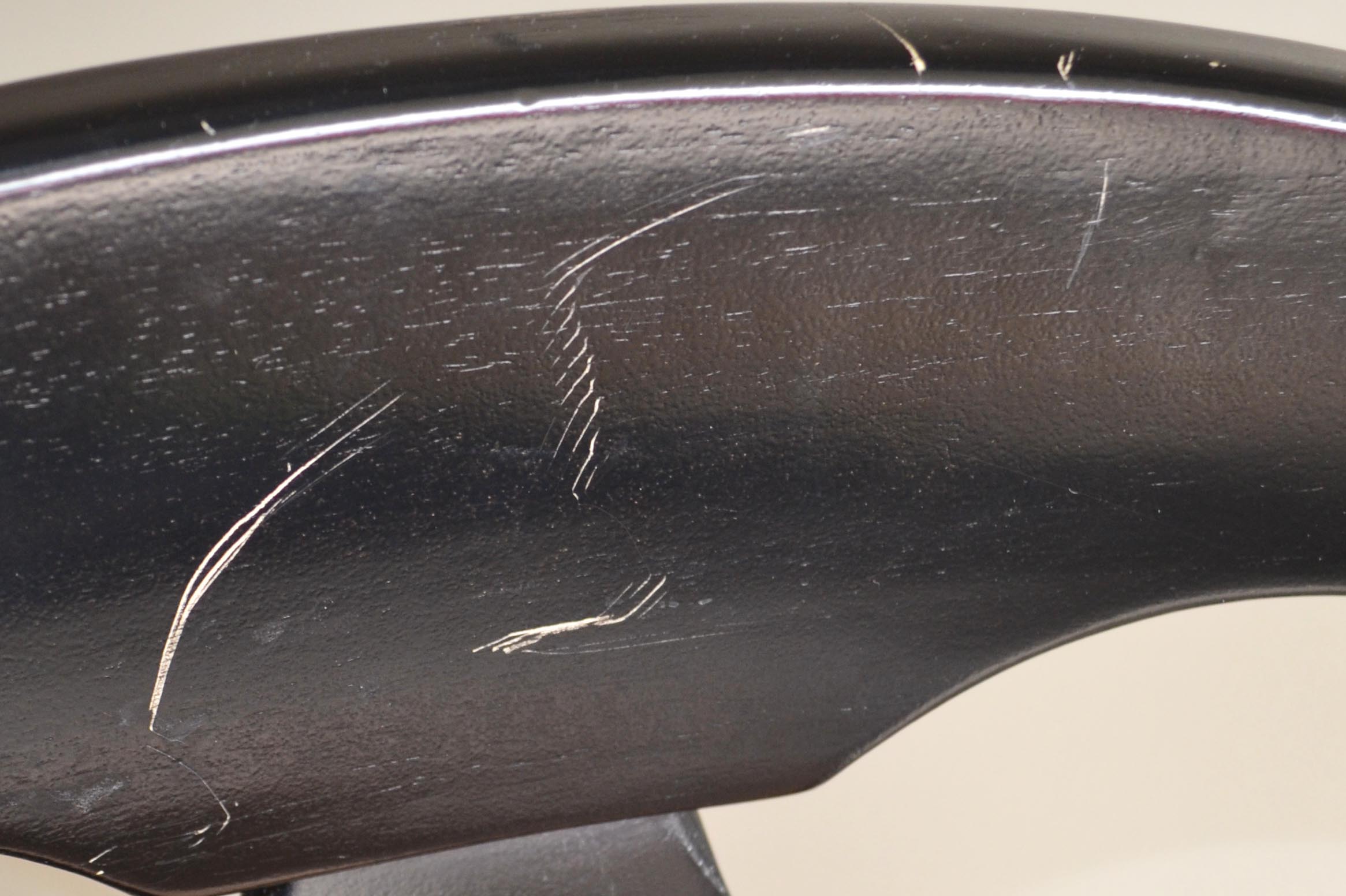 French Provincial Style Black Chair